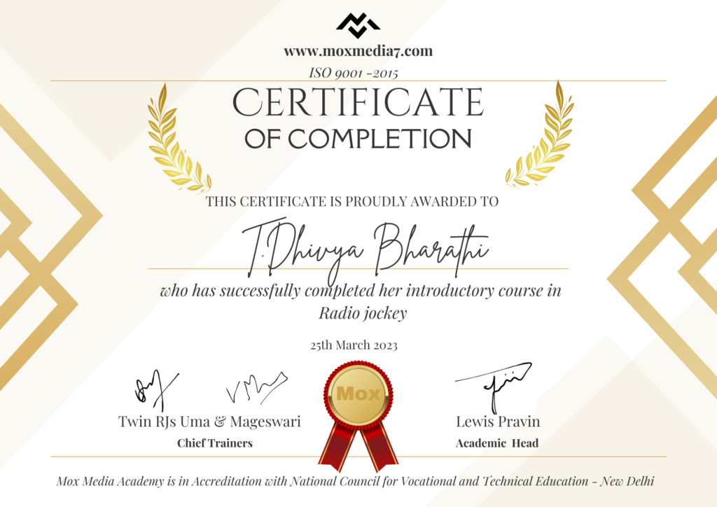 Mox Certification 15